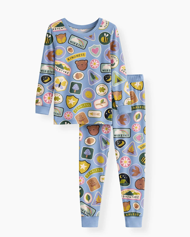 Little Explorer Bamboo Two Piece Long Sleeve Pajama Set
