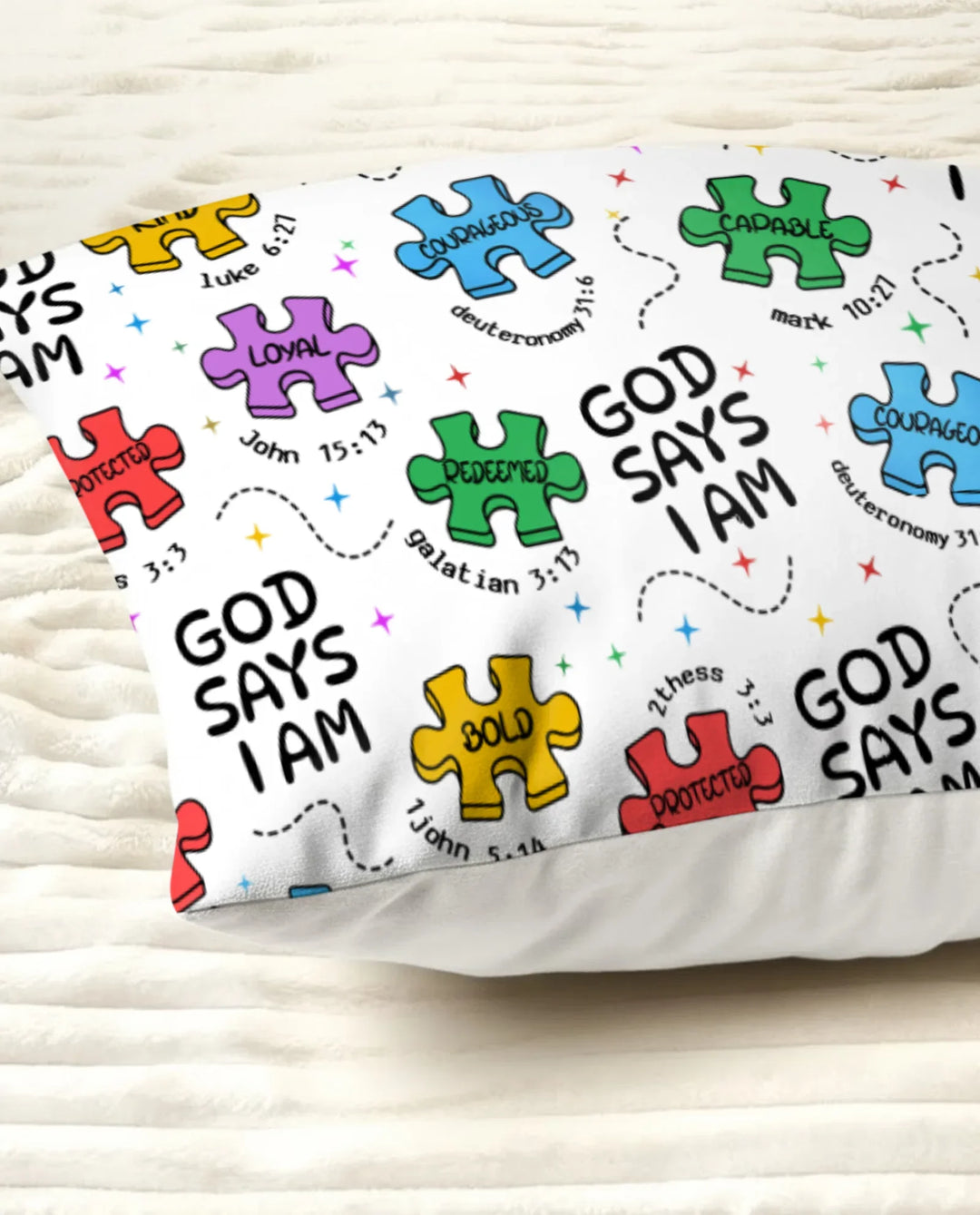 All Pieces Belong Pillow Case