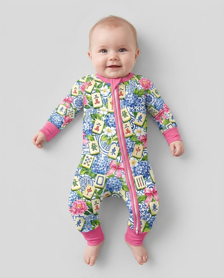 Mahjong in Bloom Bamboo Convertible Zippy