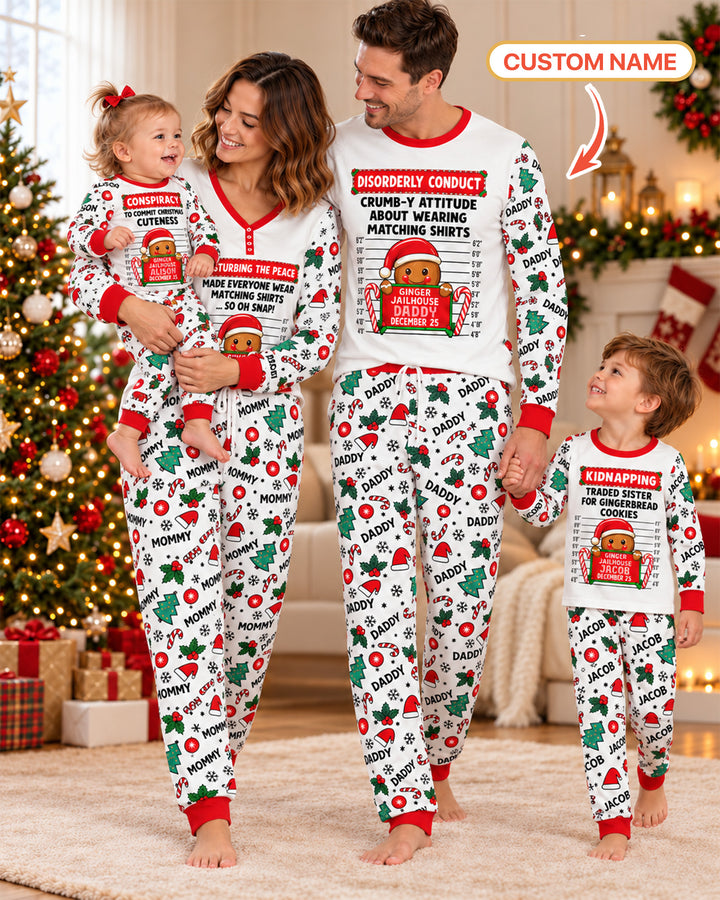 Funny Christmas Family Matching Bamboo Women Pajama Set