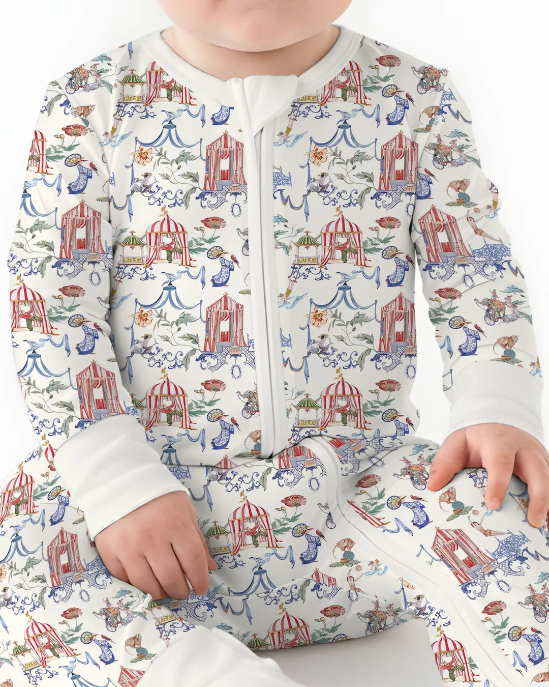 Vintage Lousiana Circus Toile Family Matching Bamboo Convertible Zippy