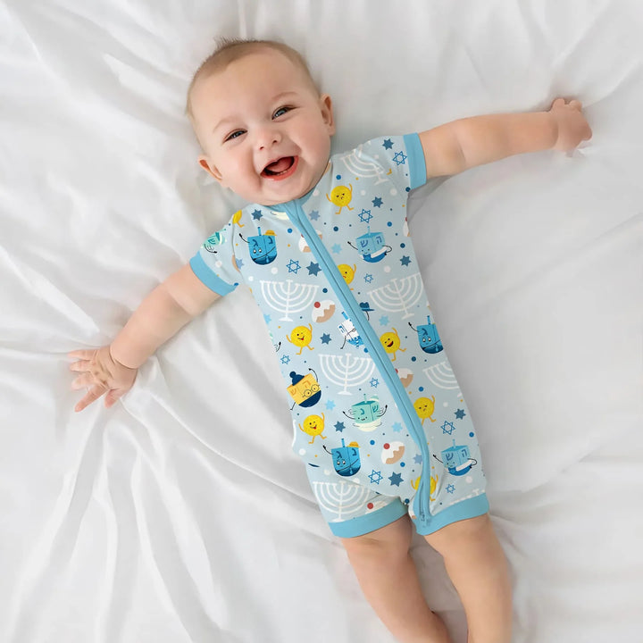 Hanukkah Little Dreidel Family Shorty Zippy