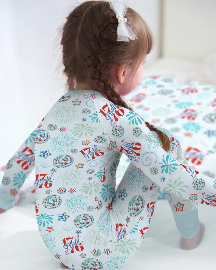 Land Of Free Family Matching Bamboo Convertible Zippy