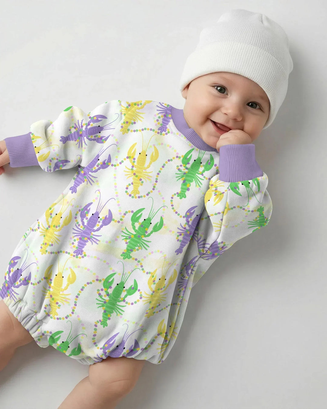 Gerippte Babykleidung mit individuellem Foto - Weich &amp; Skizzenhaft