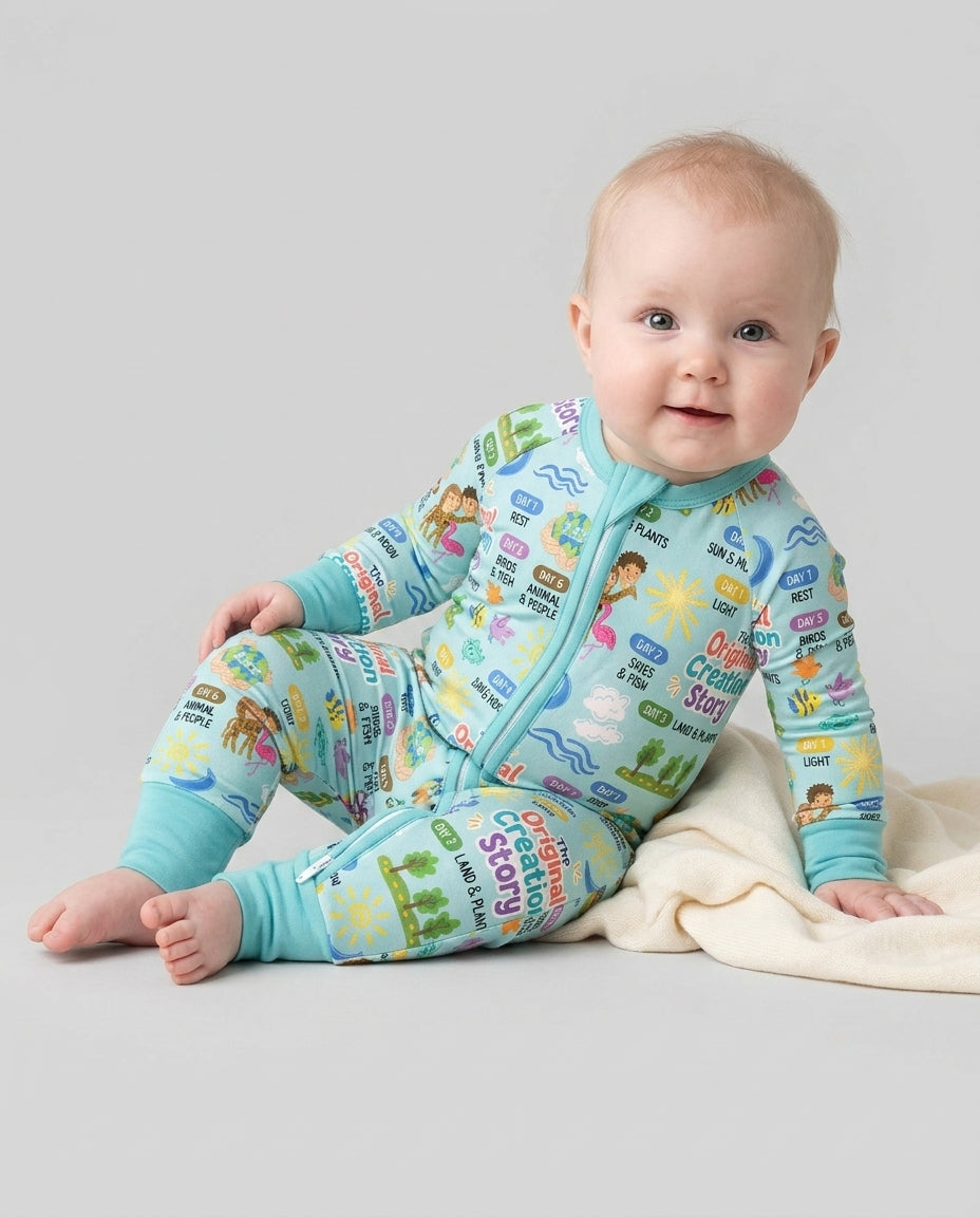 The Seven Days Of Creation Story Bamboo Convertible Zippy