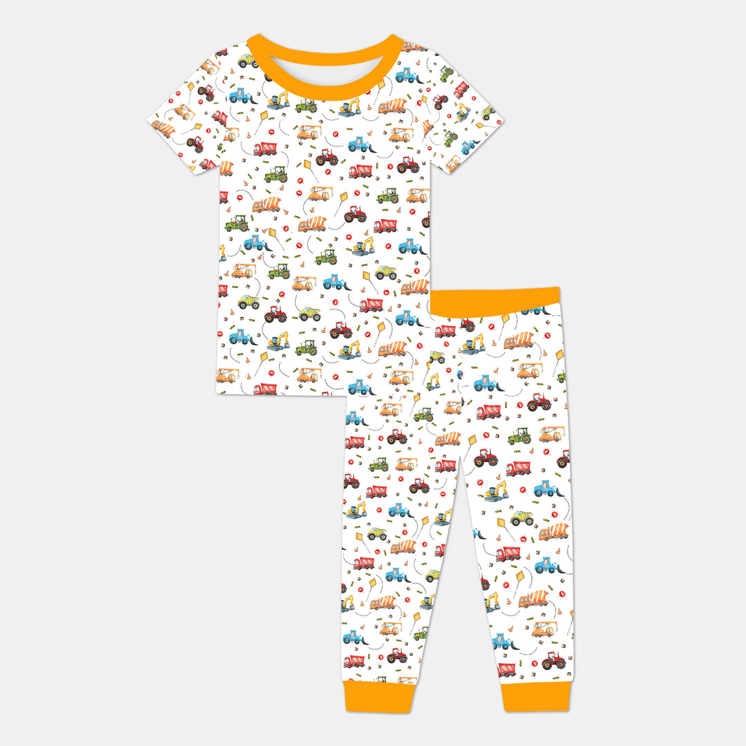 Little Construction Heroes Two Piece Short Sleeve Pajama Set