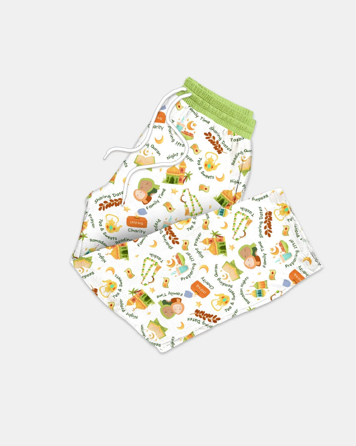 Ramadan Mubarak Matching Family Men's Pajama Set