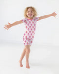 Mi Milagro Bamboo Two Piece Short Sleeve Shorts Pajama Set