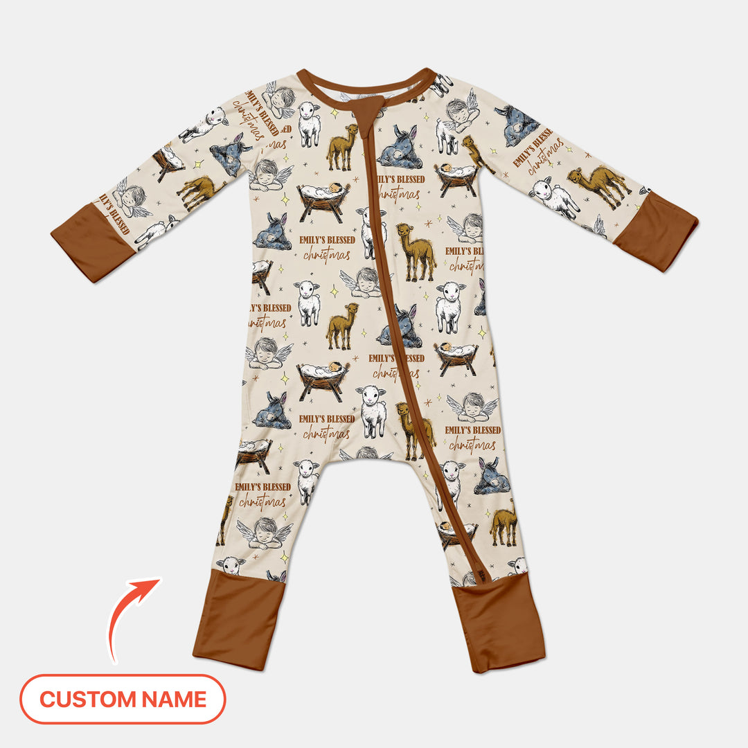 Gerippte Babykleidung mit individuellem Foto - Weich &amp; Skizzenhaft