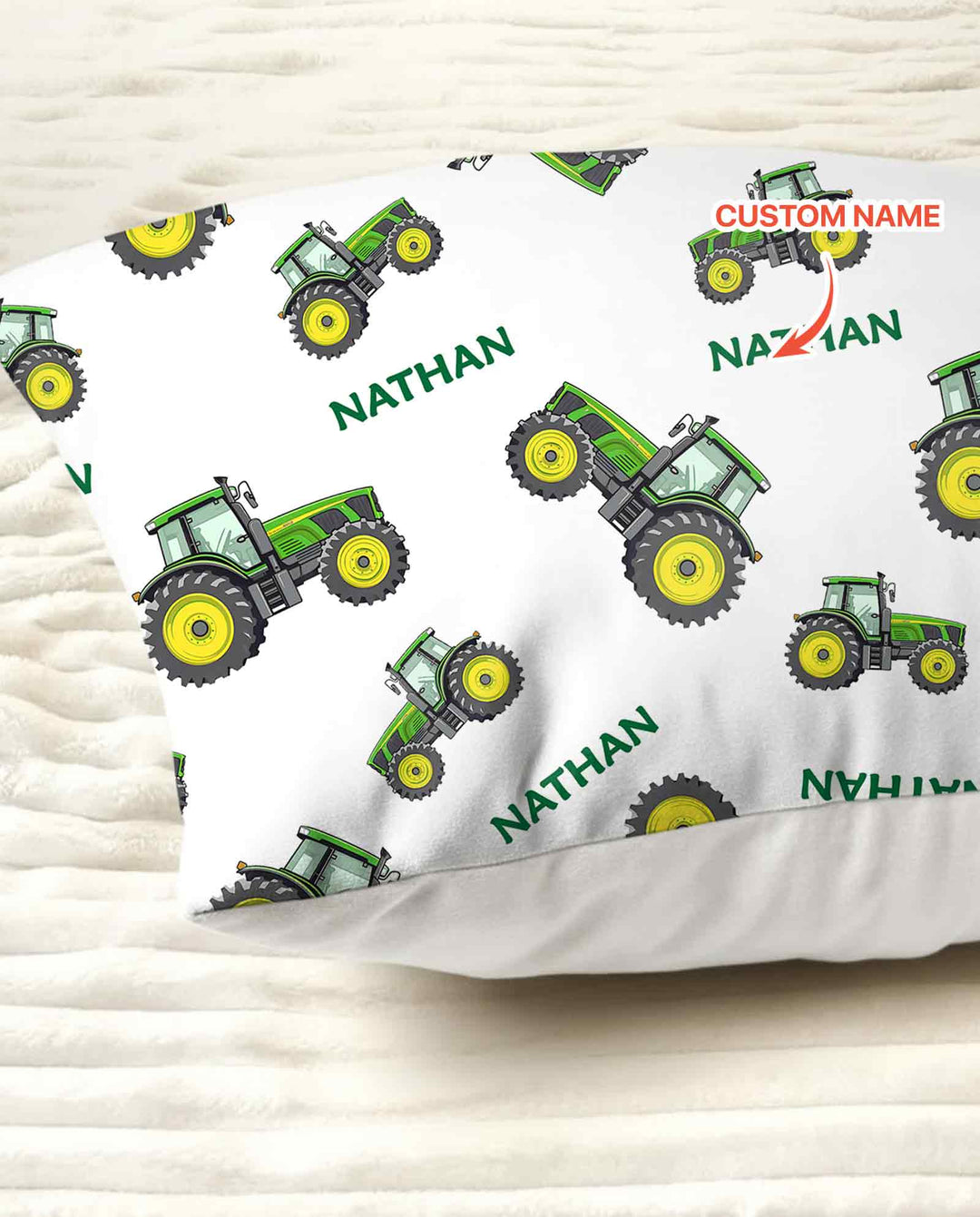 Plantilla de funda de almohada de bambú personalizada