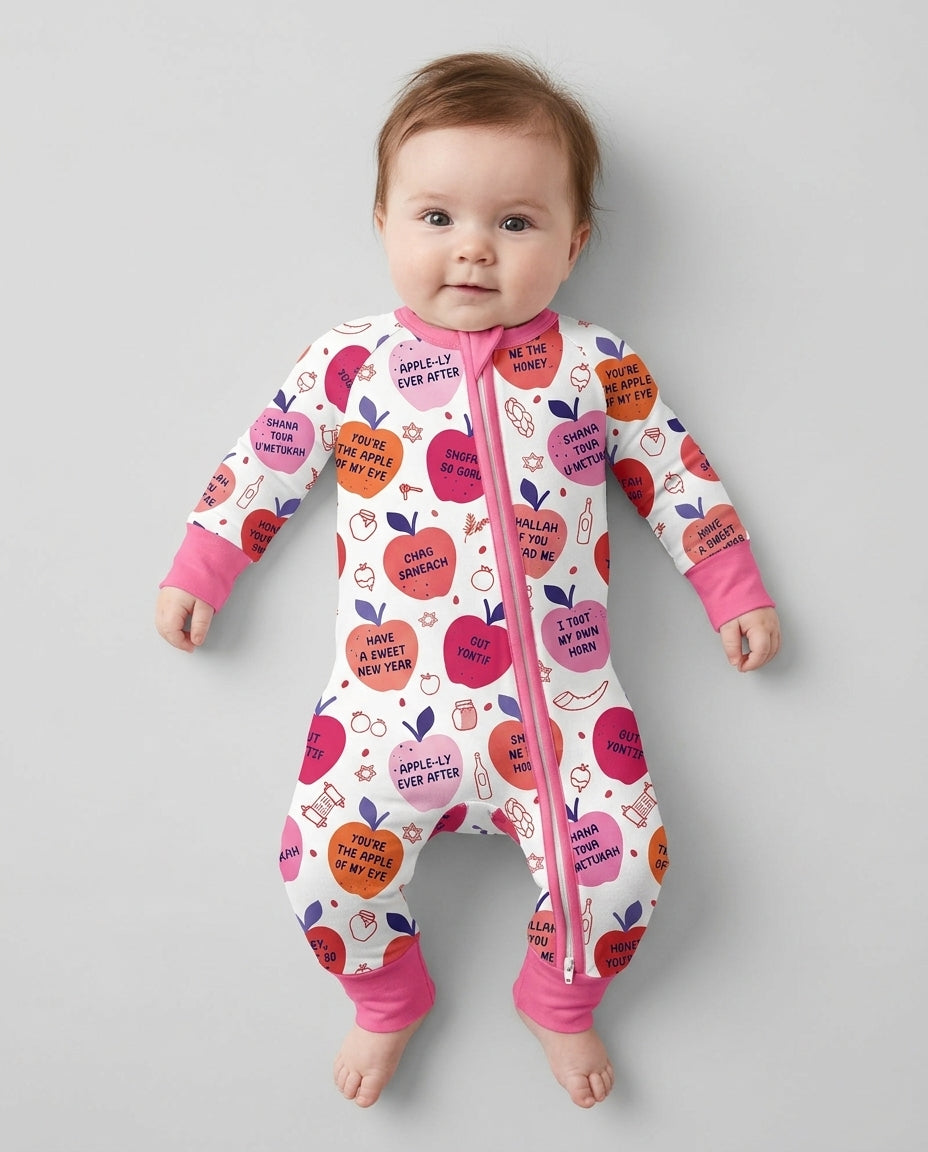 Rosh Hashanah Funny Jewish Puns Bamboo Convertible Zippy