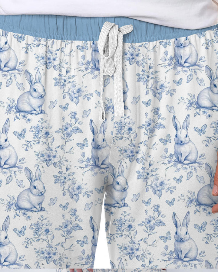 Easter Chinoiserie Toile de Jouy Men's Pajama Set