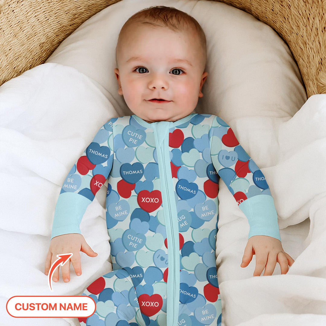 Valentine Candy Crush Family Matching Convertible Zippy