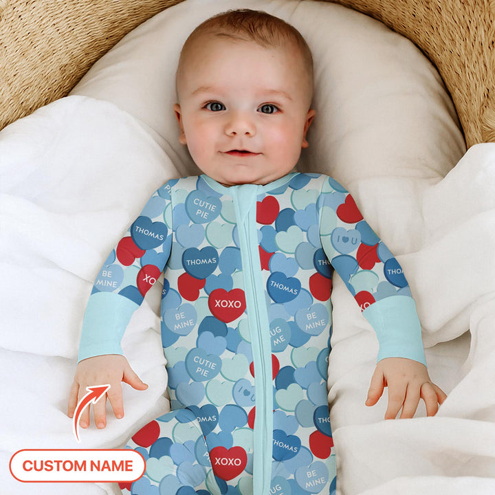 Valentine Candy Crush Family Matching Convertible Zippy