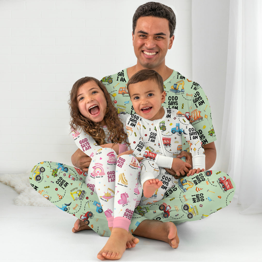God Says I am Men's Pajama Set