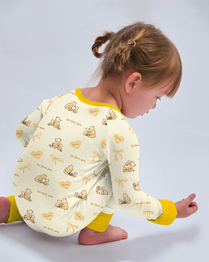 Sweat Yellow Mama Bear Convertible Zippy