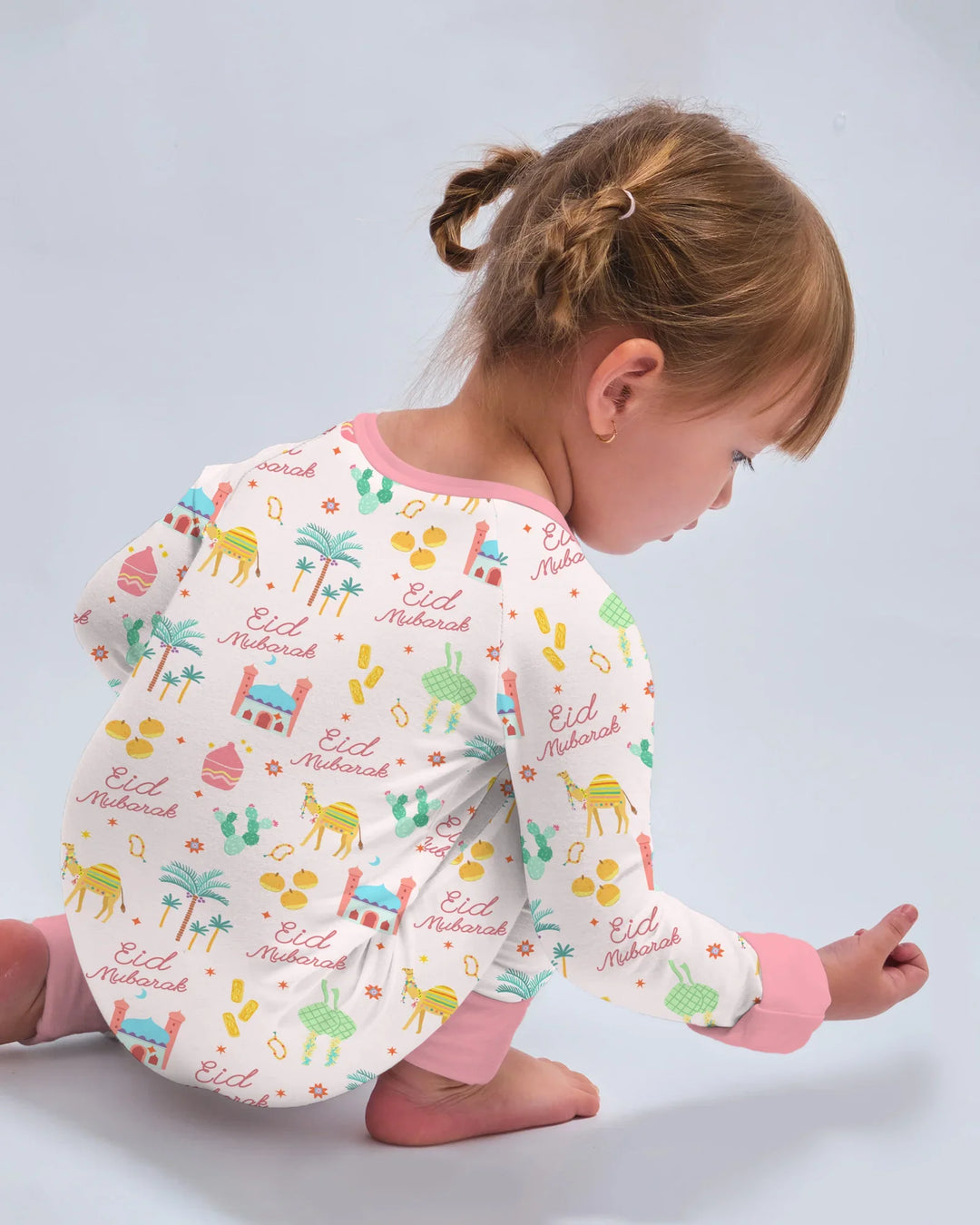 Eid Mubarak Matching Family Convertible Zippy