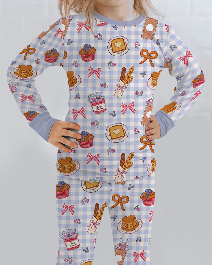 Cottage Pinic Bamboo Two Piece Long Sleeve Pajama Set
