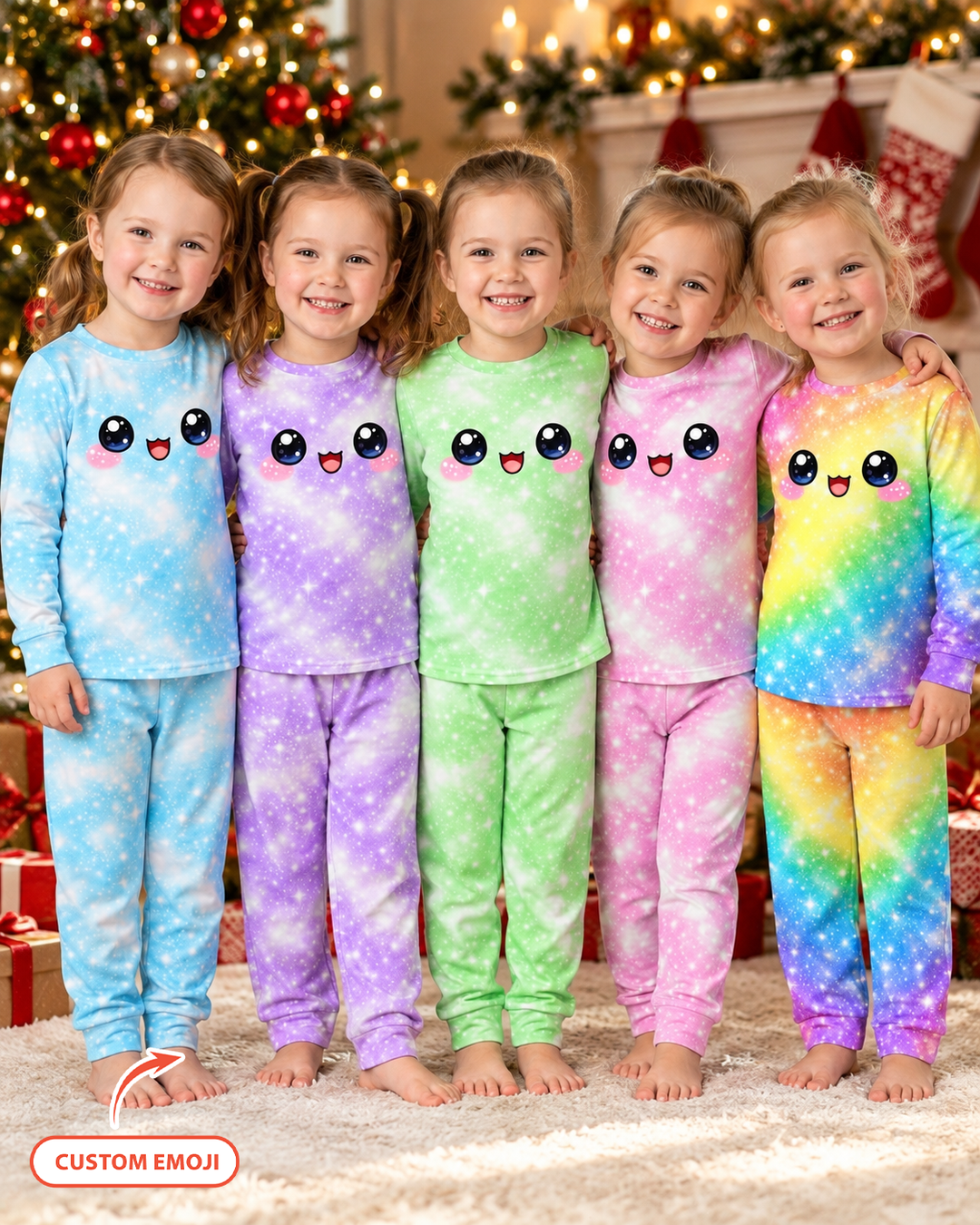 Cute Dumplings Emoji Gift For Squishy Hunter Bamboo Two Piece Long Sleeve Pajama Set