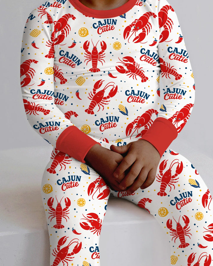 Cajun Cutie Bamboo Two Piece Long Sleeve Pajama Set
