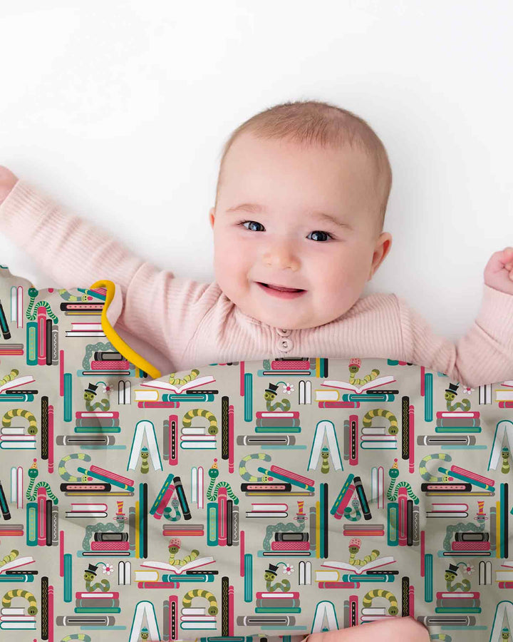 Bookworm Adventures Bamboo Blanket