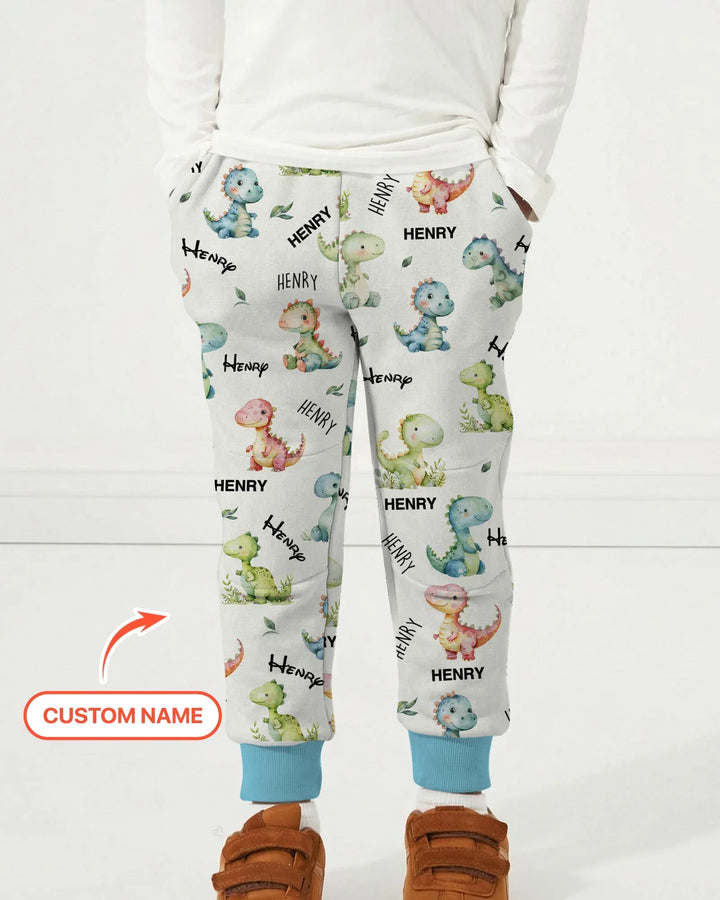 Dinosaur Custom Name Jogger