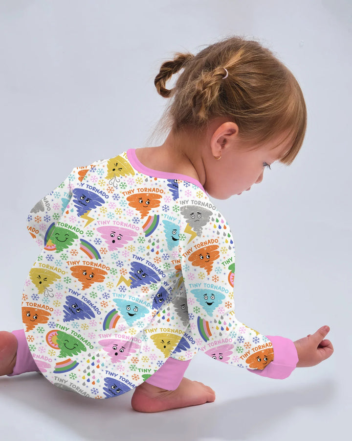 Gerippte Babykleidung mit individuellem Foto - Weich &amp; Skizzenhaft