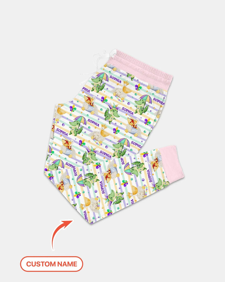 Happy Mardi Gras Adventure Family Matching Women Pajama Set