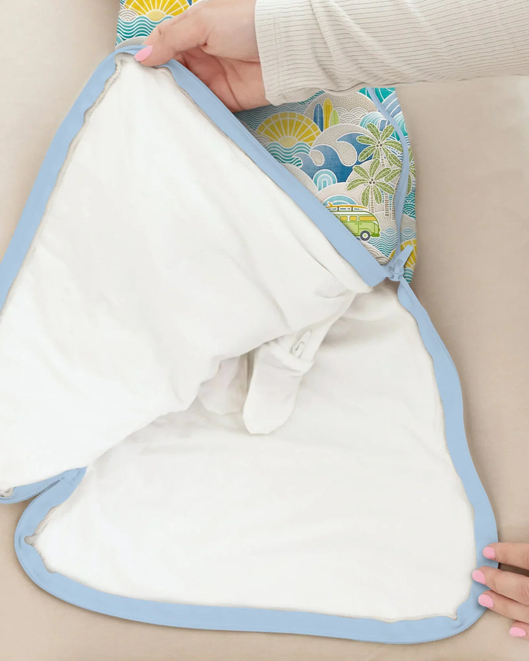 Coastal Road Trip Waves Surf Bamboo Sleep Bag