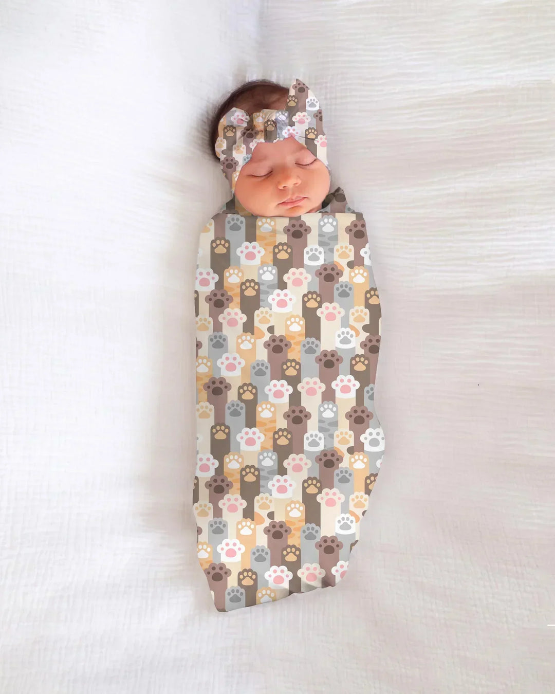 Grabby Paws swaddle blanket