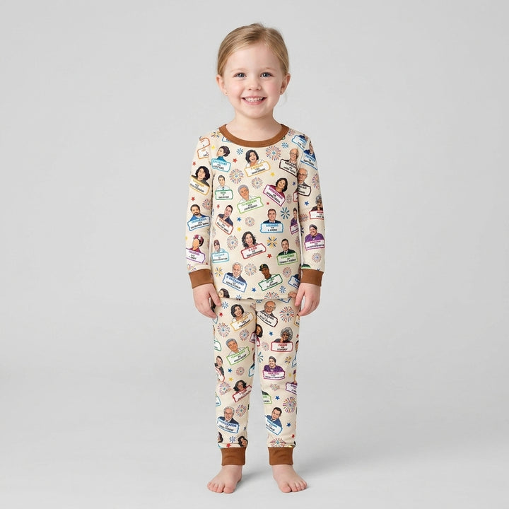 Famous Latin American Hispanic Heritage Bamboo Two Piece Long Sleeve Pajama Set