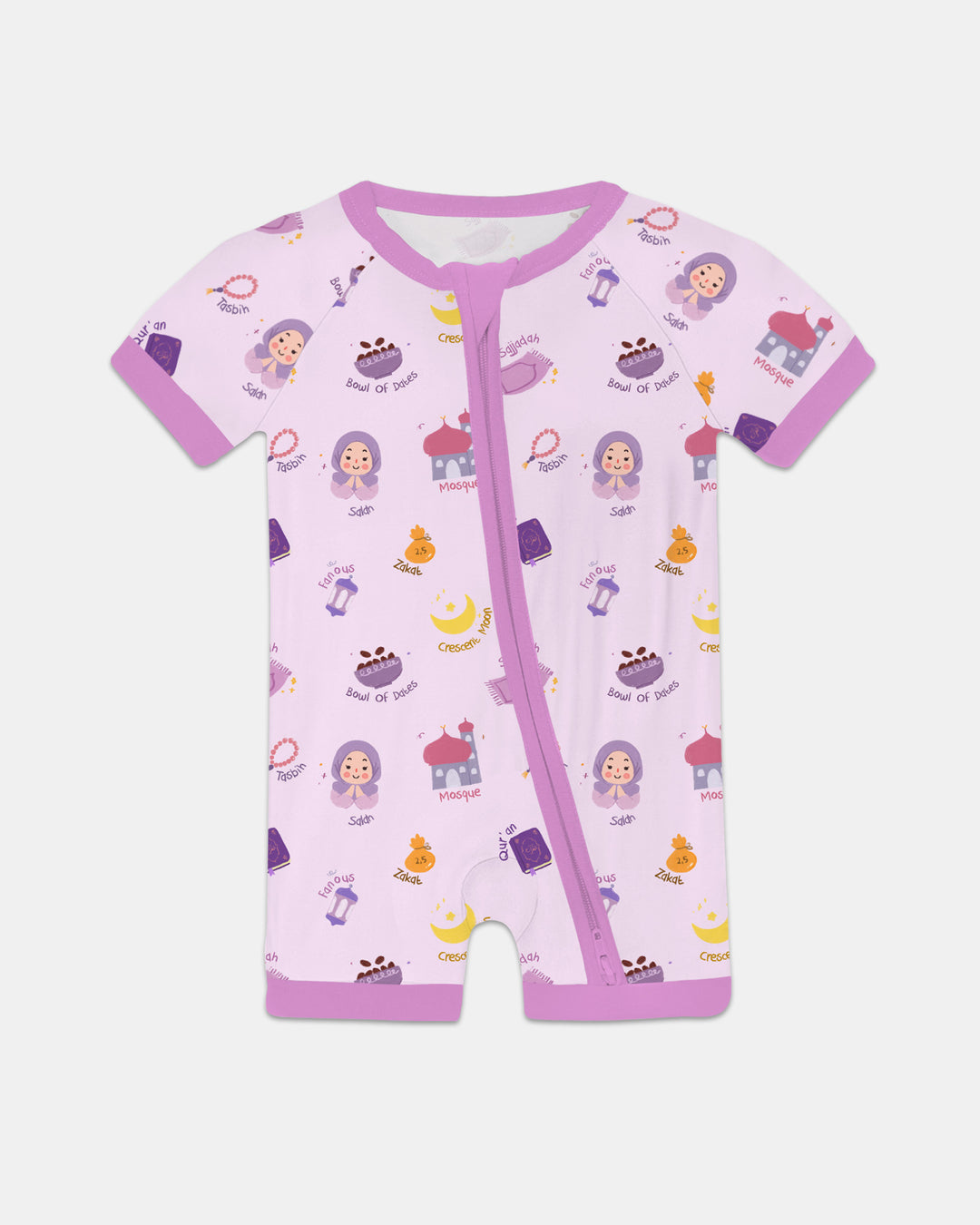 Cute Ramadhan Mubarak Shorty Zippy