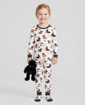 Howl-O-Weenie Dachshund Two Piece Long Sleeve Pajama Set
