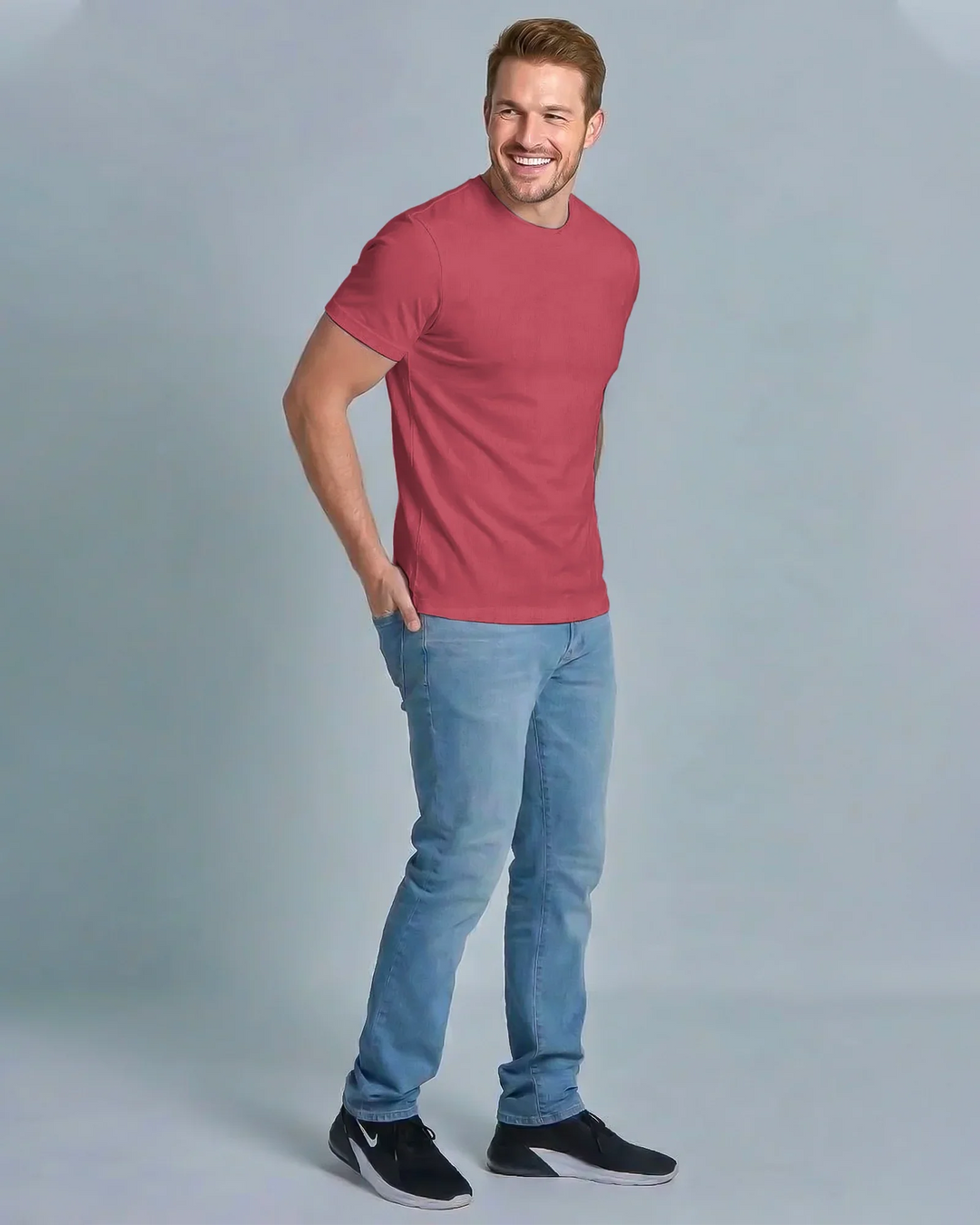 Solid color Bamboo Men T-Shirt