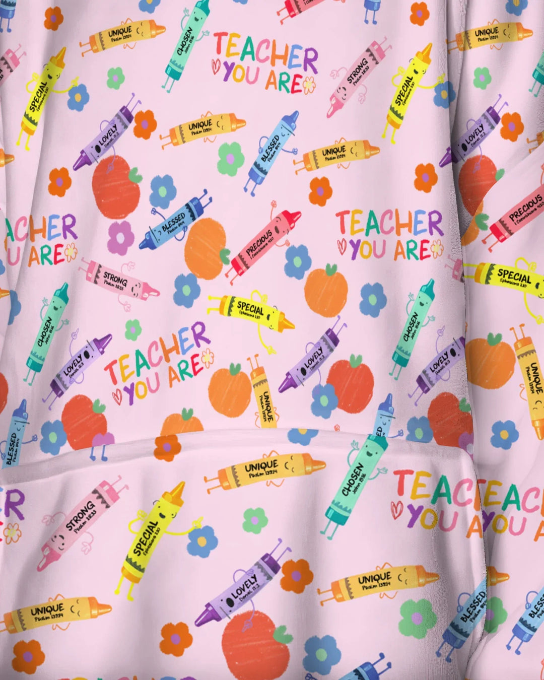 Teacher You Are Special Bamboo Blanket Hoodie