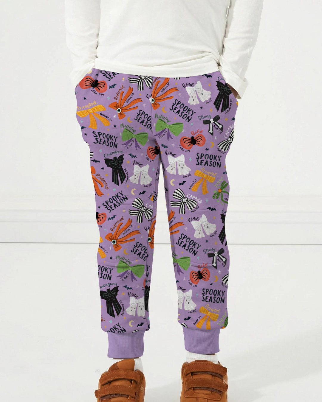 Spooky Bows Spooky Season Bamboo Jogger