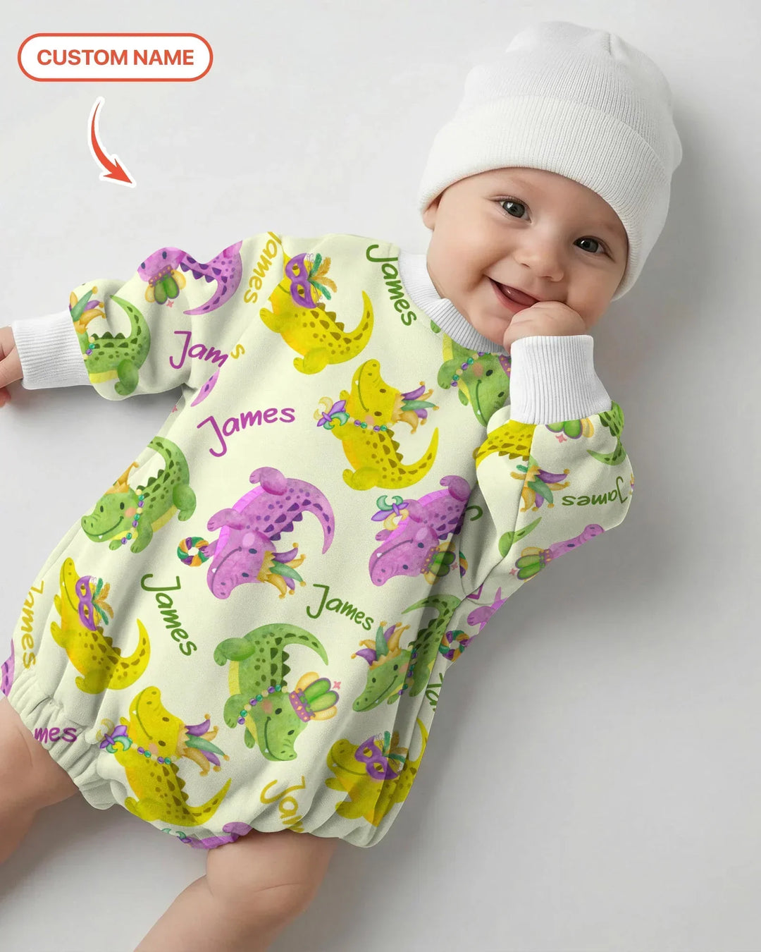 Gerippte Babykleidung mit individuellem Foto - Weich &amp; Skizzenhaft