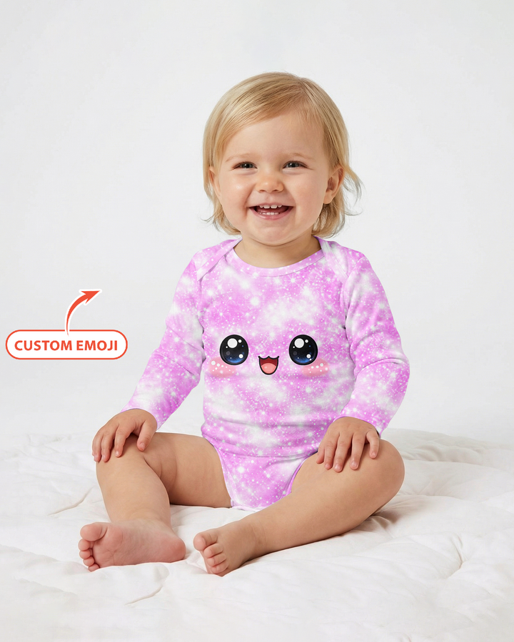 Kawaii Dumplings Emoji Bamboo Bodysuit