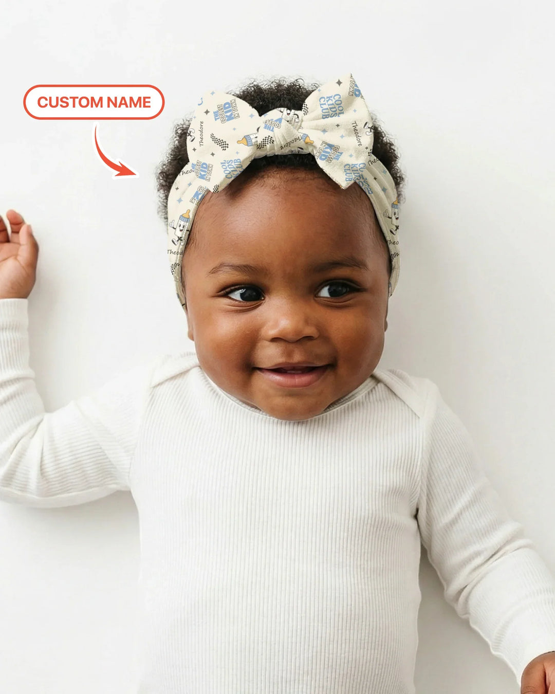 Custom Name Cool Club Daddy & Me Matching Headband
