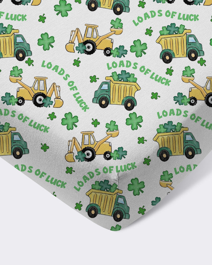 Loads Of Luck Fitted Crib Sheet
