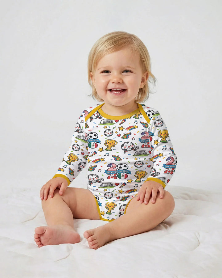 Soccer Fever 2026 Family Matching Bamboo Bodysuit