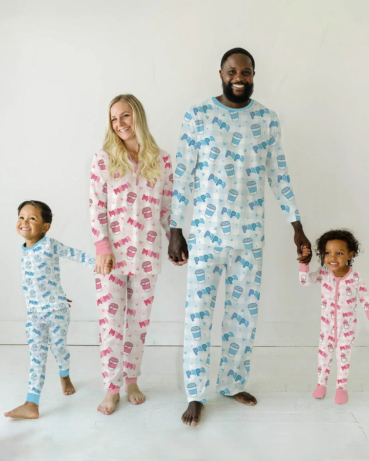 Mama & Mini Mother's Day 2026 Bamboo Two Piece Long Sleeve Pajama Set