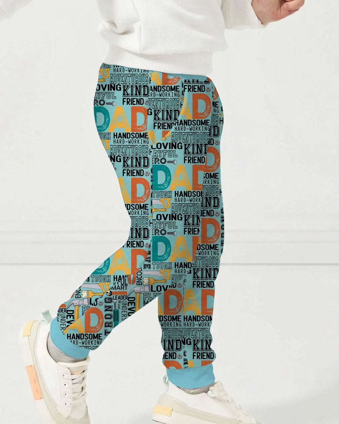 Dad Word Collage Bamboo Jogger