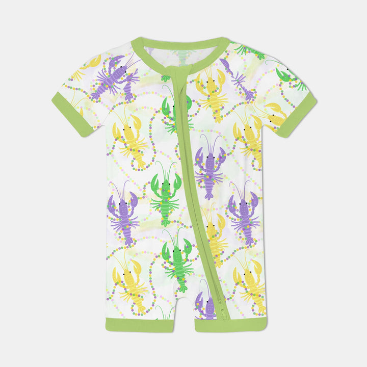 Mardi Gras Crawfish Family Matching Shorty Zippy