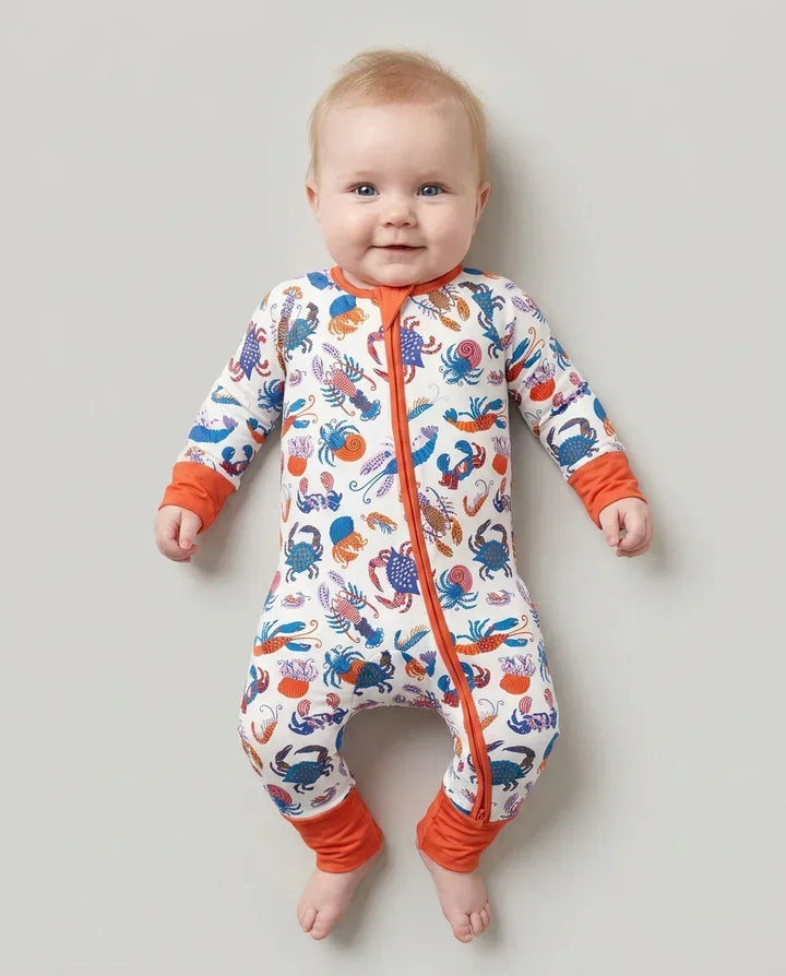 Crustacean Nation Family Matching Bamboo Convertible Zippy