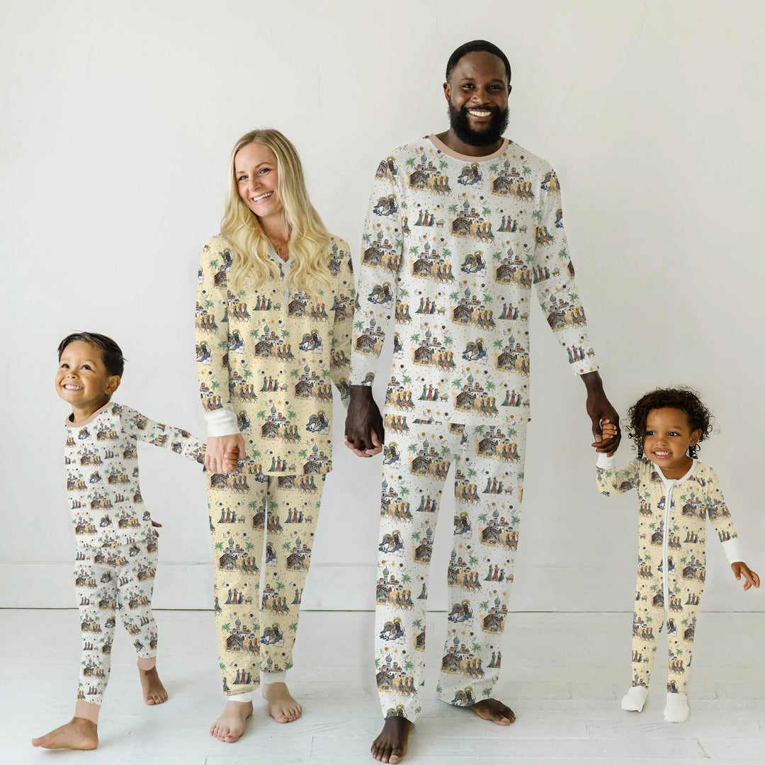 Nativity Christmas Family Matching Family Women Pajama Set