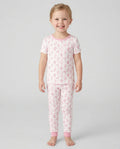 Zweiteiliges, kurzärmliges Pyjama-Set mit Marienkäfern