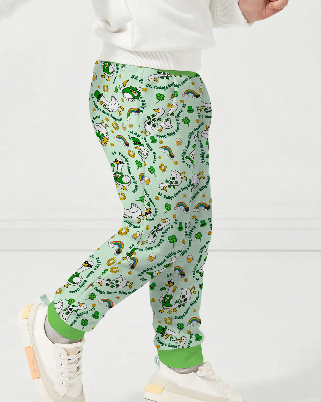 St. Patrick's Day Silly Goose Jogger