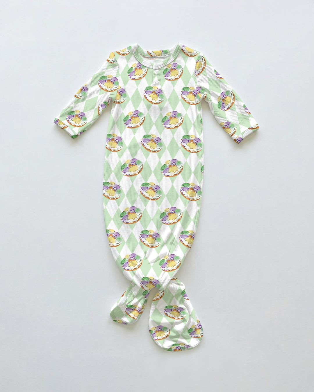 Mardi Gras Donut Knot Gown