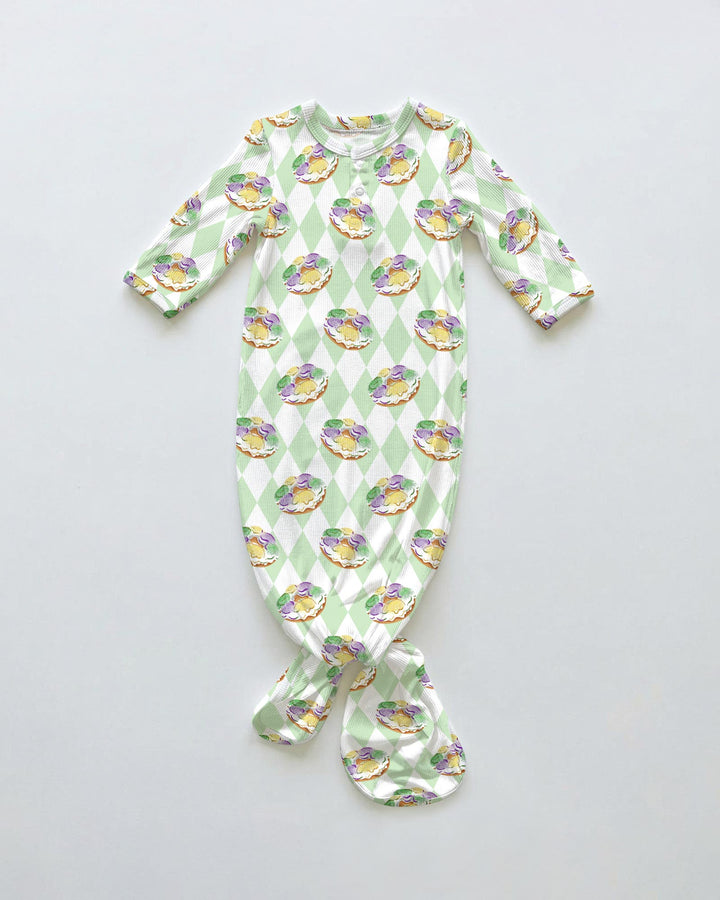 Mardi Gras Donut Knot Gown